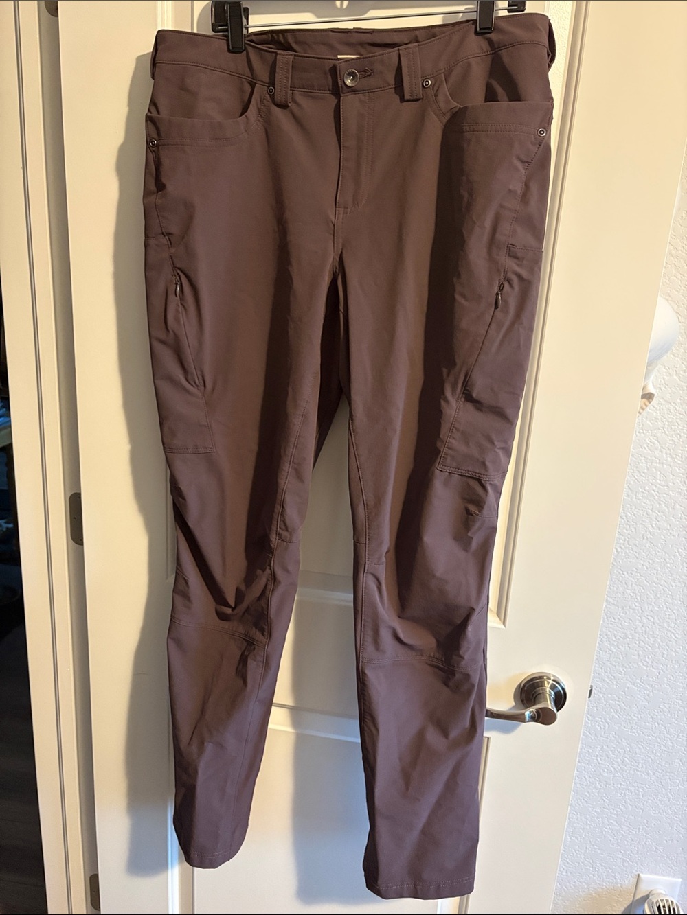 Women’s dark purple Duluth trading company pants